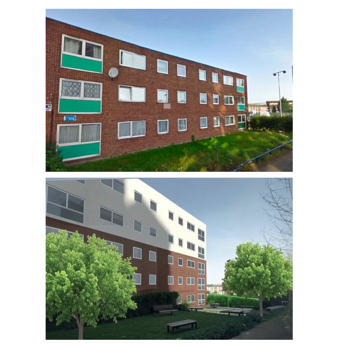 Existing residential building before Airspace development